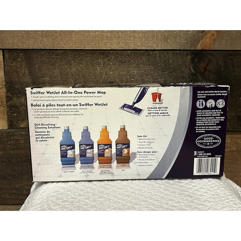 Swiffer Wetjet Wet Jet 24 Cleaning Pads Box New Sealed Sweeper